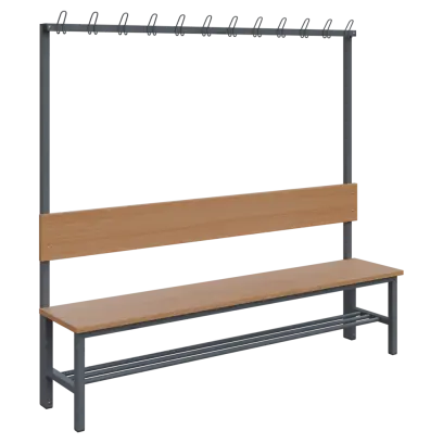 SVJ - 200 stěna jednostranná věšáková RAL 7046 - šedá